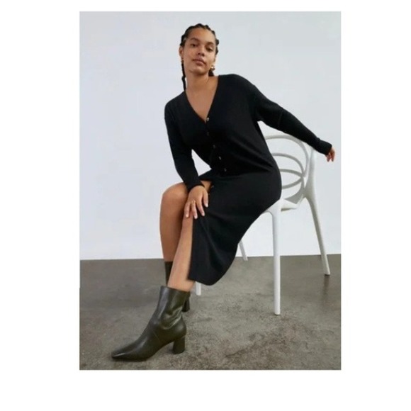 Wilfred Black Long Sleeve Dress - Picture 3 of 14